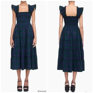 Hill House Ellie Nap dress in Blackwatch plaid